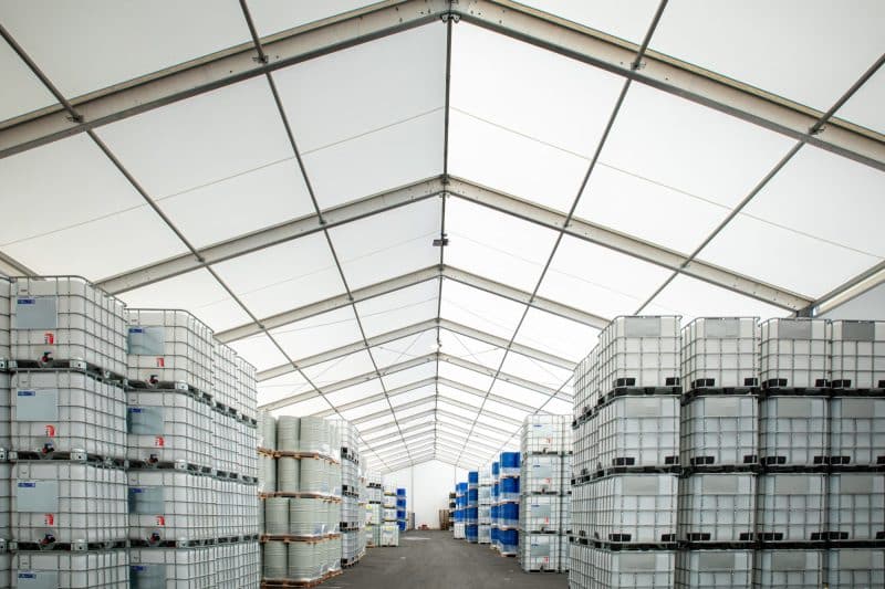 demontabele industriehal Veldeman