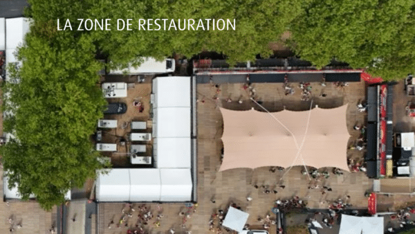 La zone de restauration